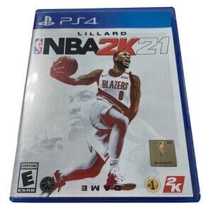 NBA2K21 2K Sports Playstation 4 Game and Case Tested Working